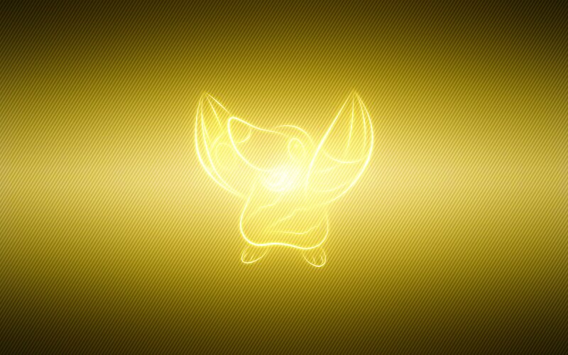 Pichu glowing outline