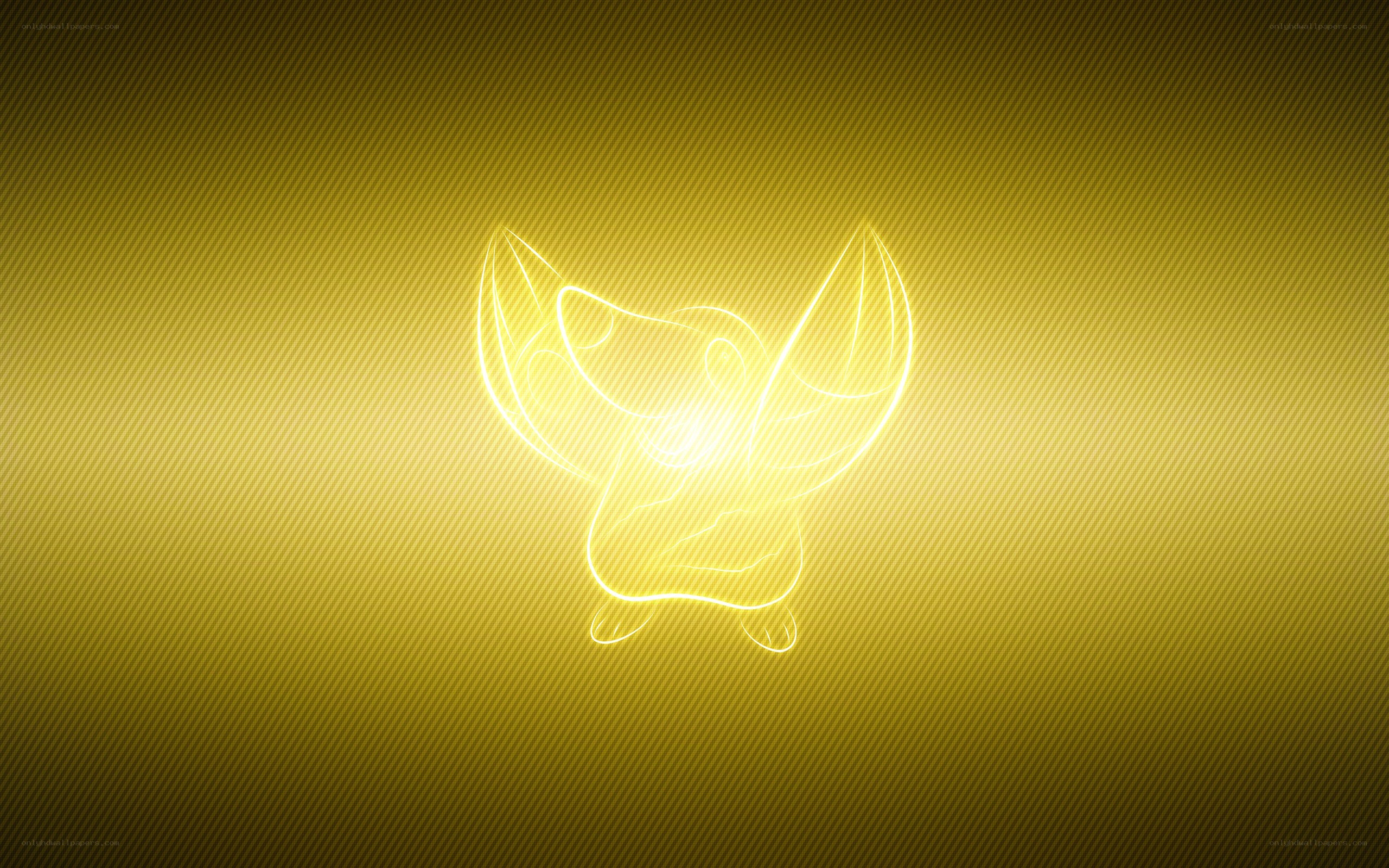 Pichu glowing outline