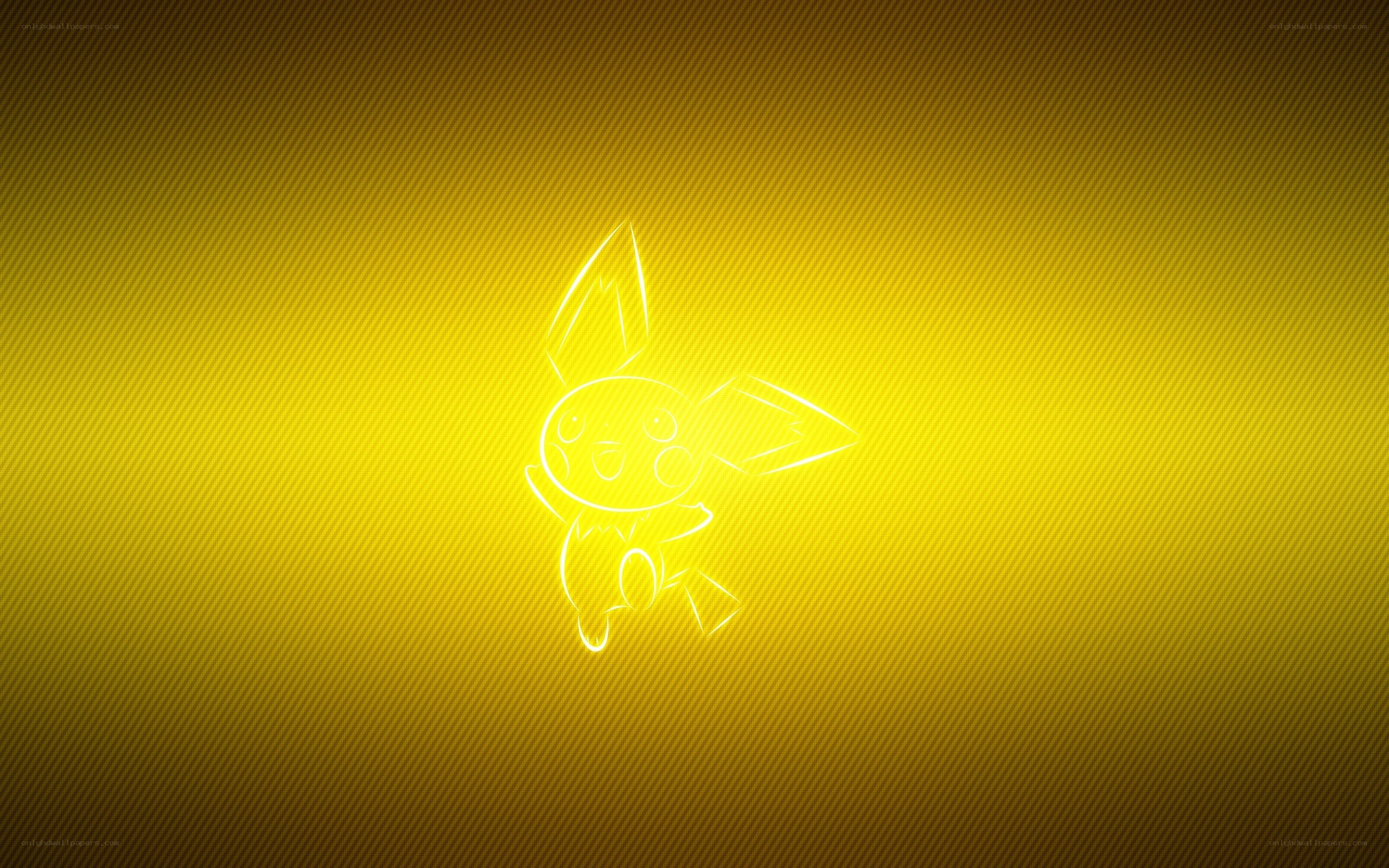 Pichu glowing outline