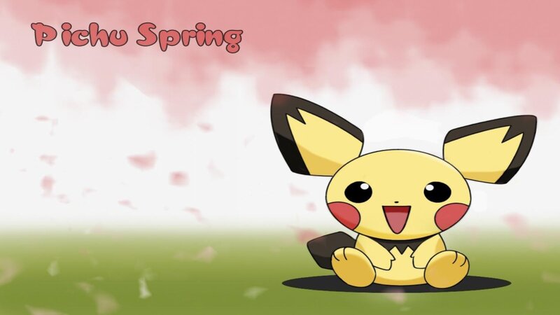 Pichu in spring