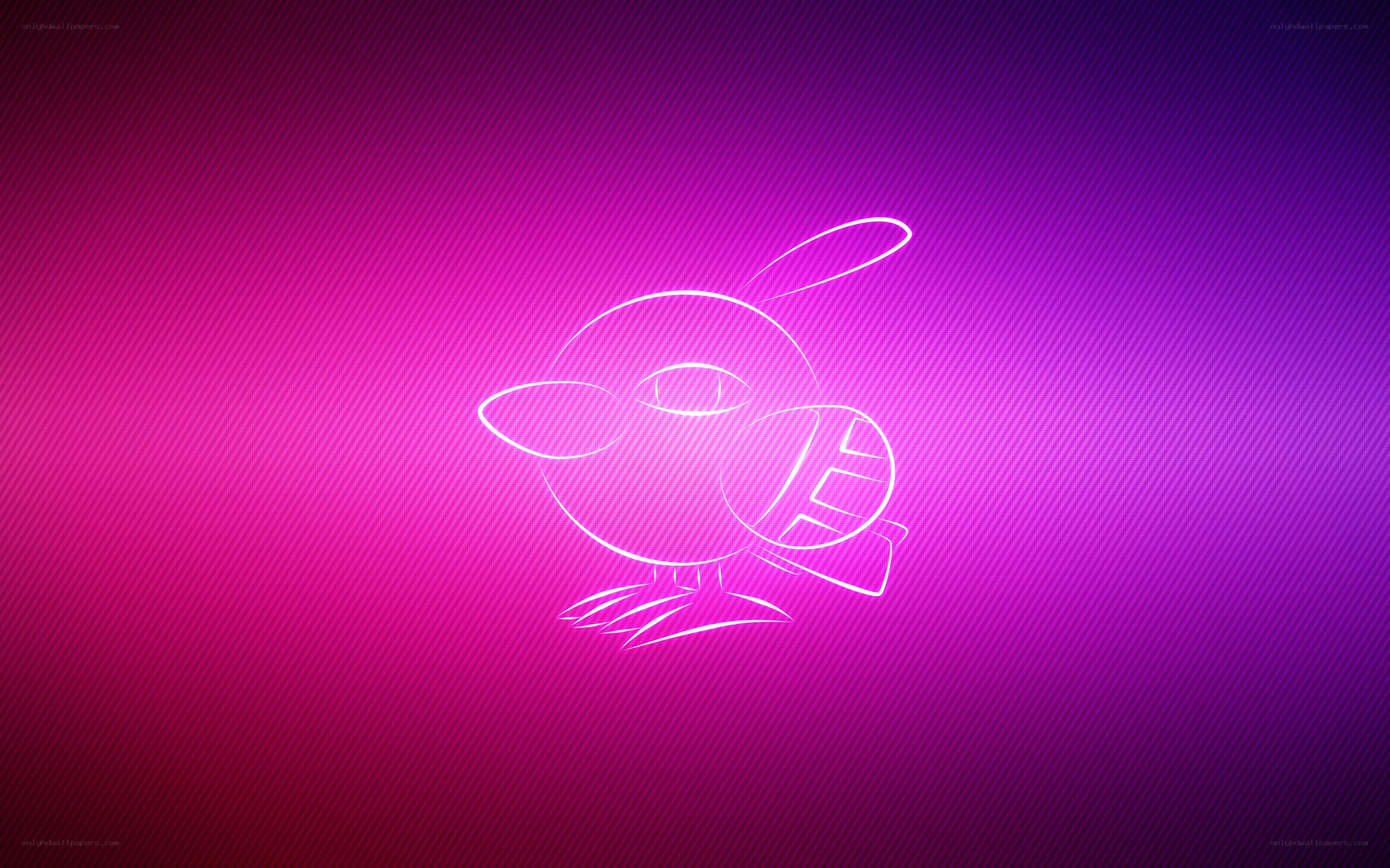 Pichu neon outline