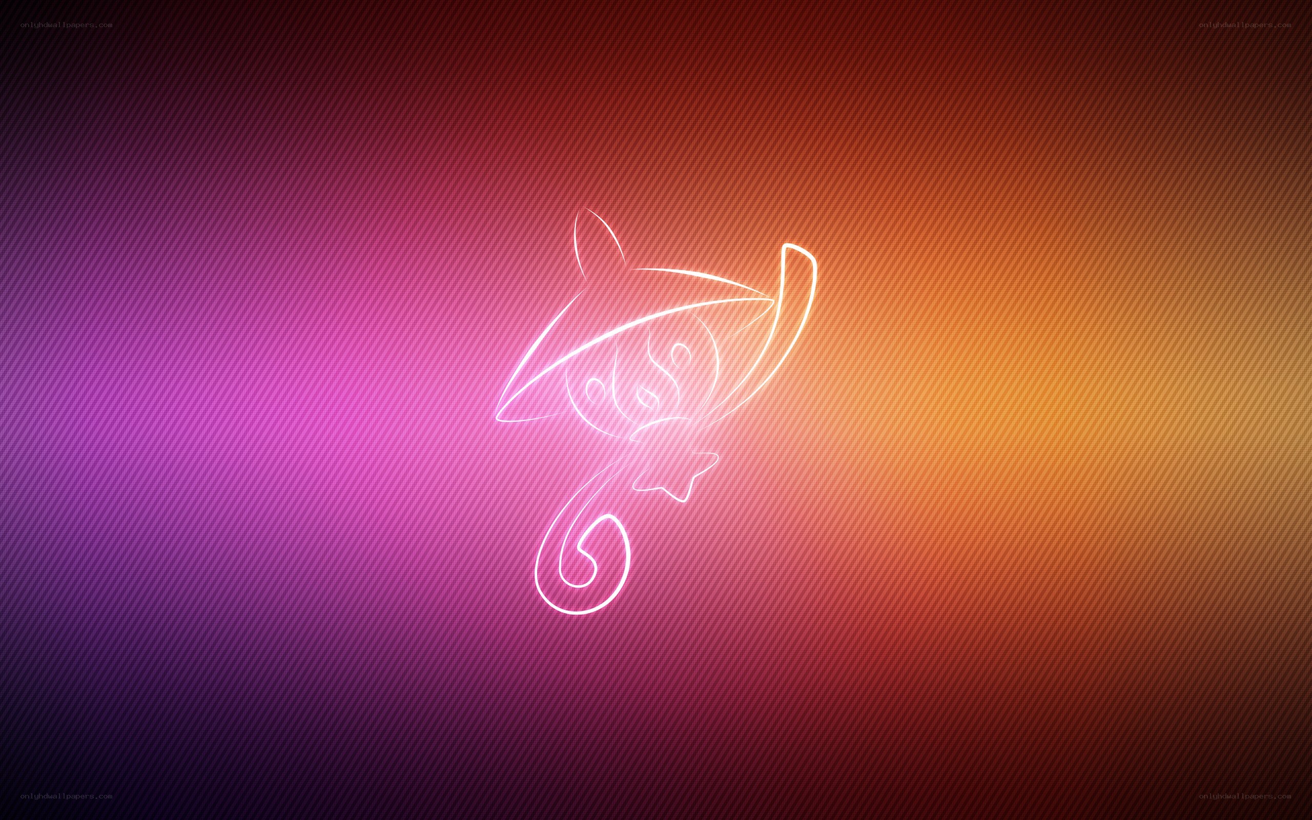 Pichu neon outline