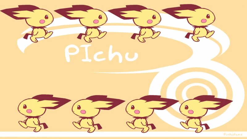 Pichu walking animation