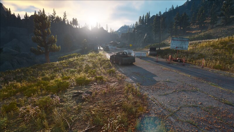 Pickup Truck on Road
