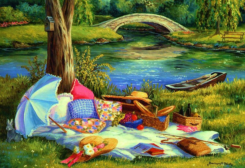 Picnic by River