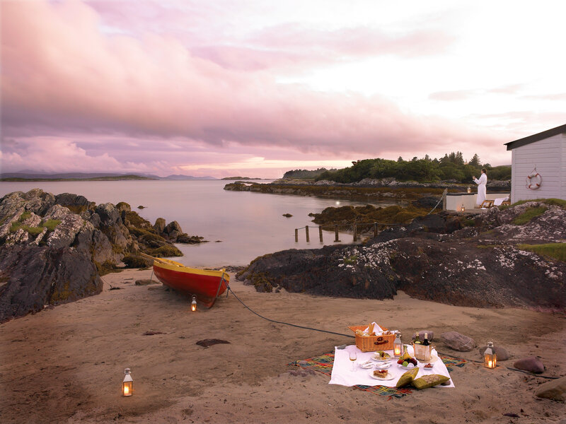 Picnic on Beach