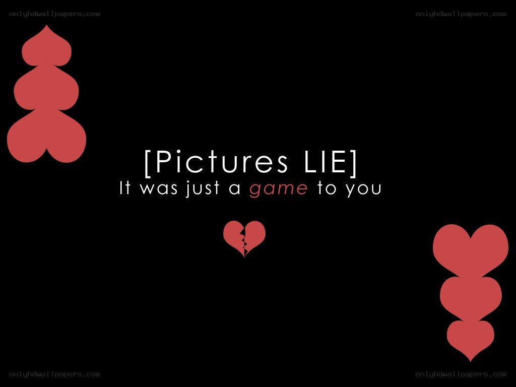 Pictures LIE game title