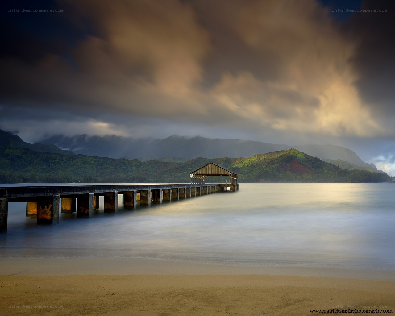 Pier at a tropical bay