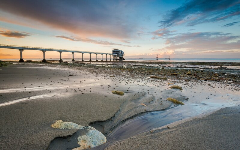 Pier at Low Tide