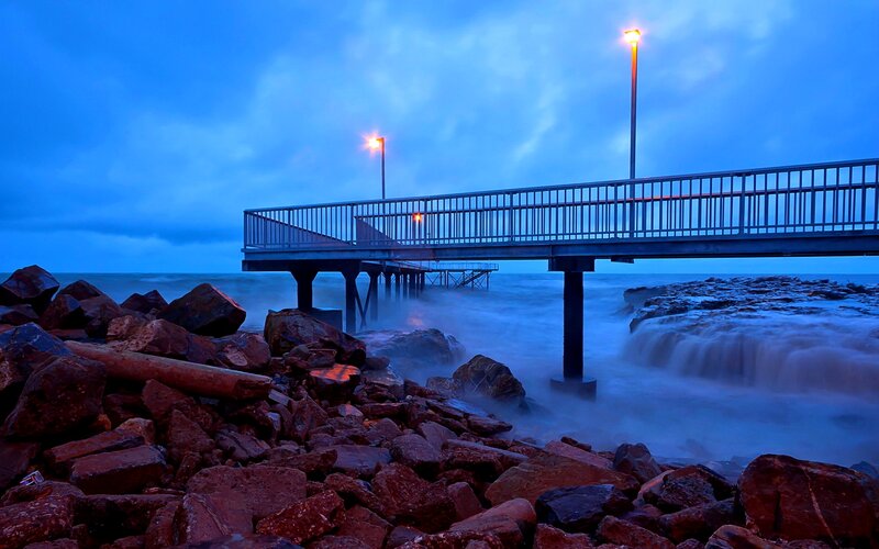 Pier at Rocky Shore