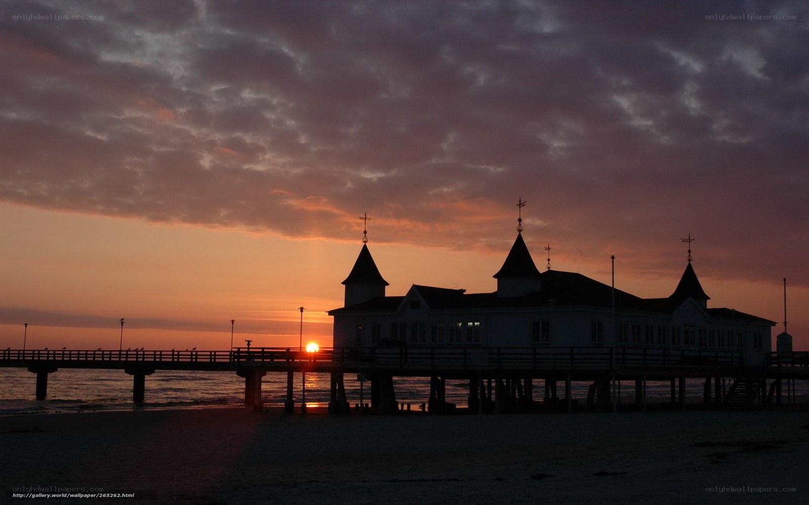 Pier at sunset