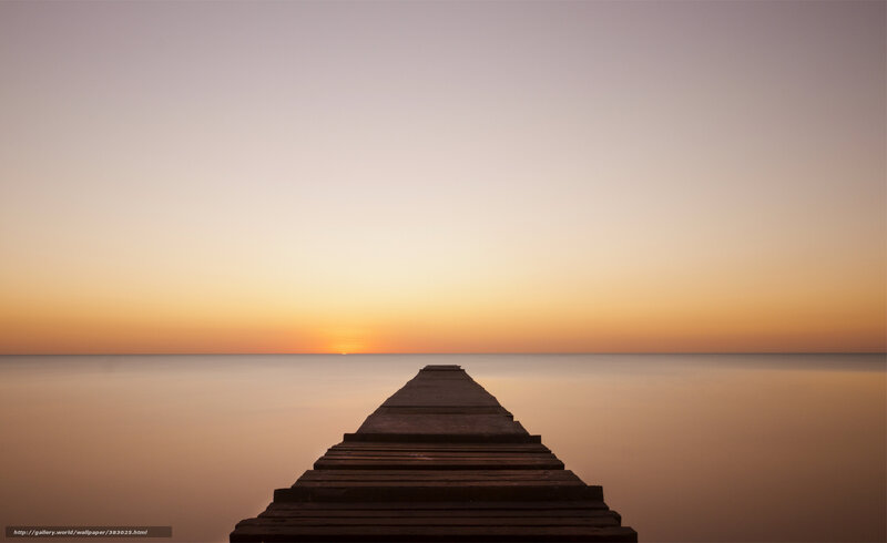 Pier at sunset