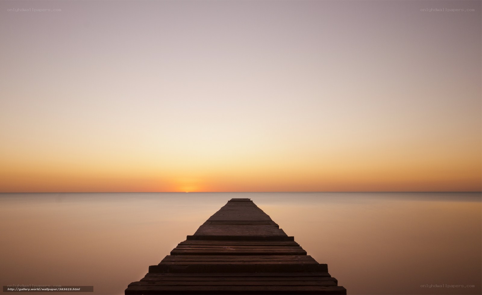 Pier at sunset
