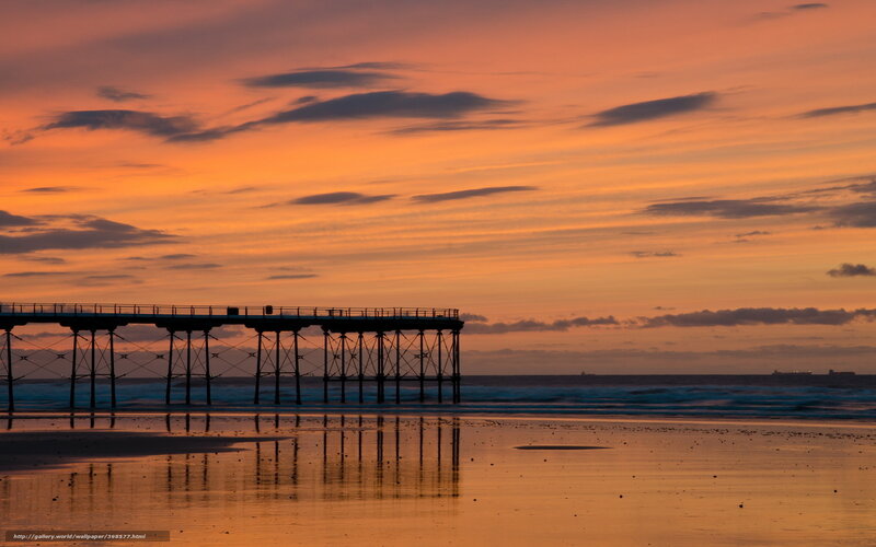 Pier at sunset