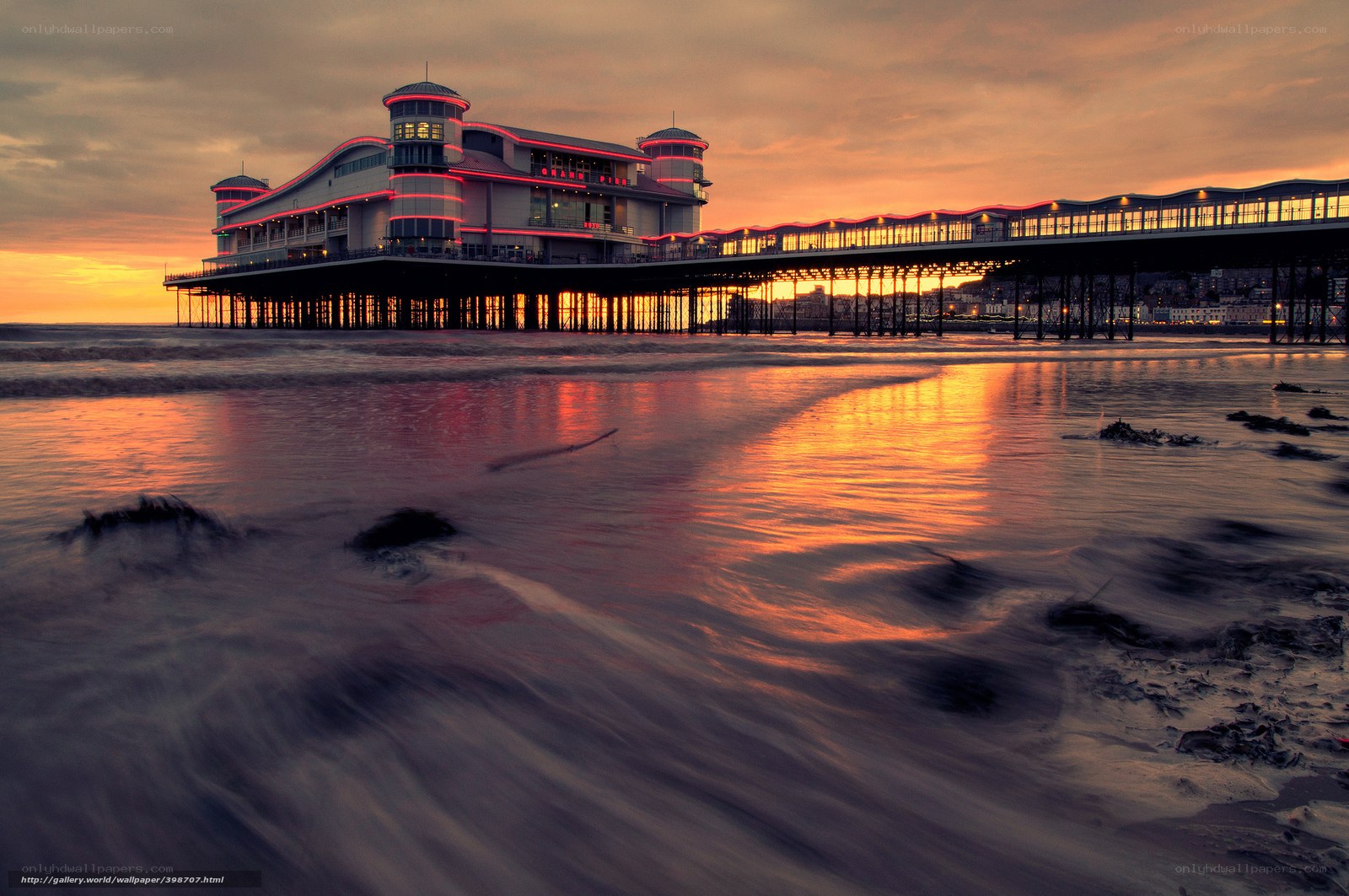 Pier at sunset