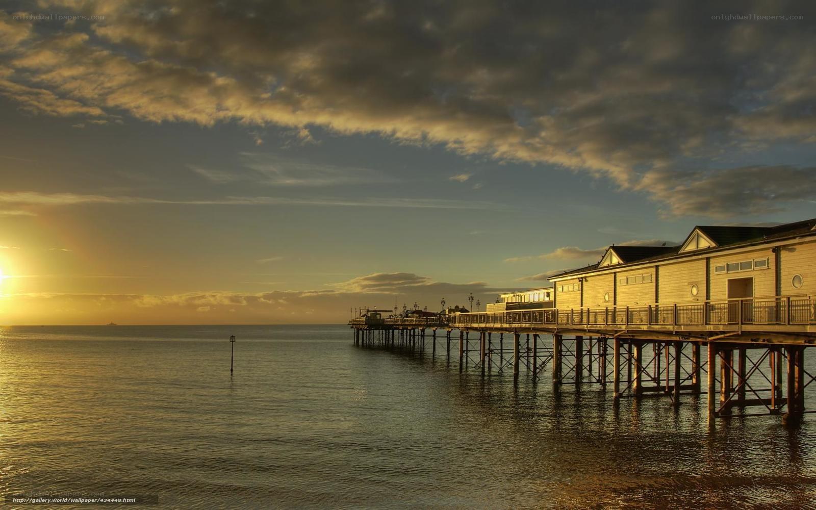 Pier at sunset