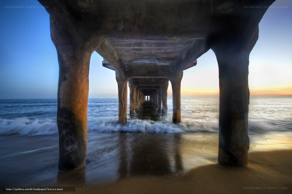 Pier at sunset