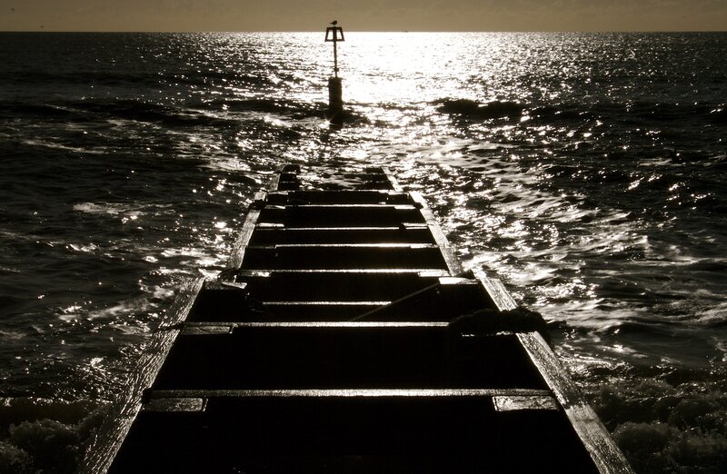Pier at sunset