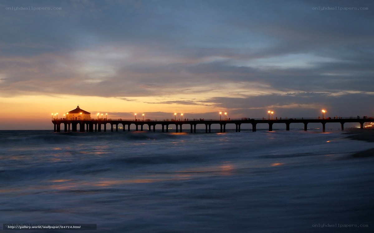 Pier at sunset