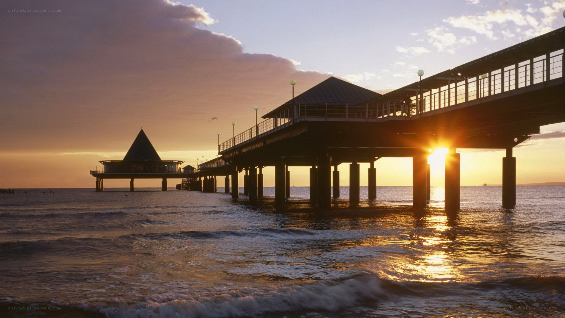 Pier at sunset