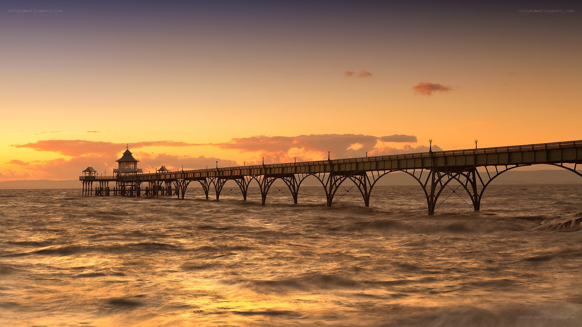 Pier at sunset