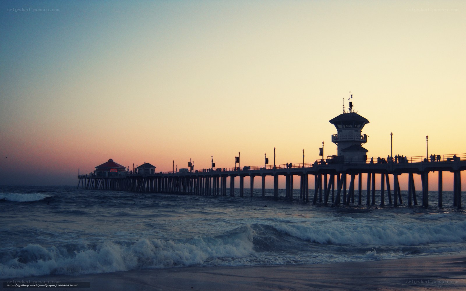 Pier at sunset