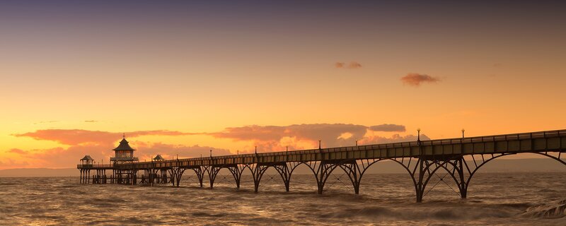 Pier at sunset