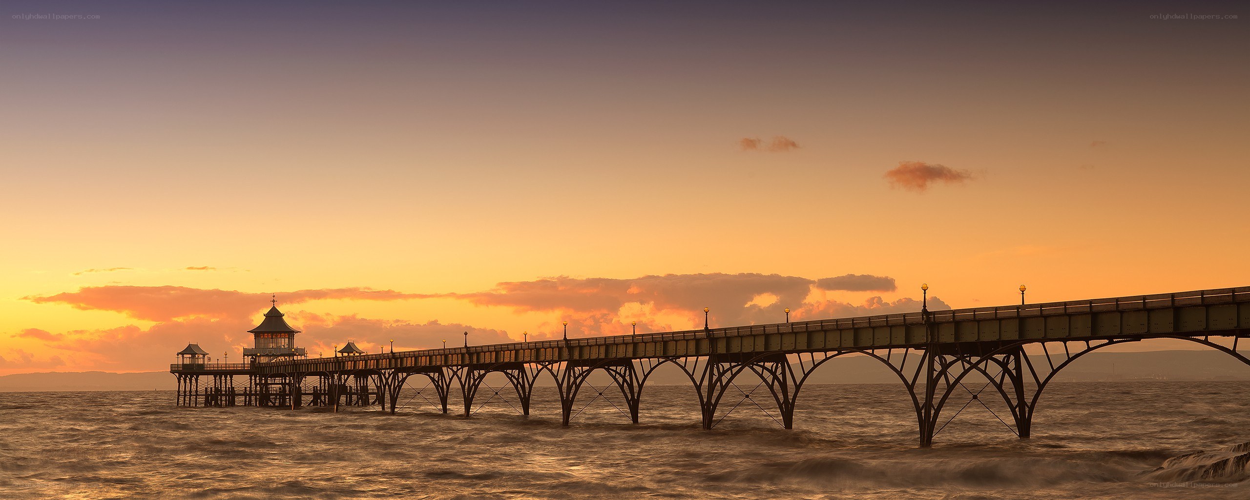 Pier at sunset
