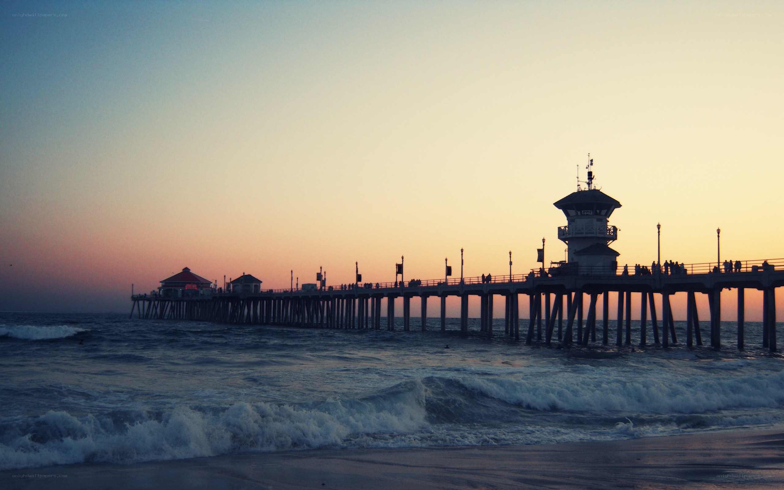 Pier at sunset