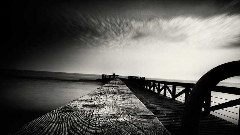 Pier at the edge of the world