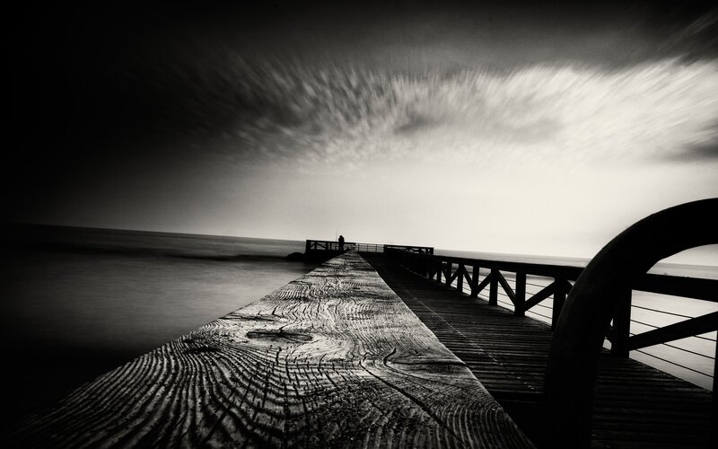 Pier at the edge of the world