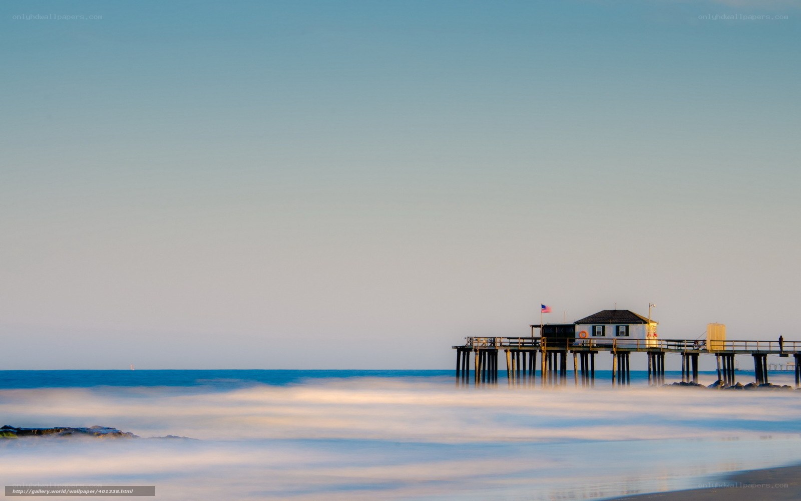 Pier at the ocean