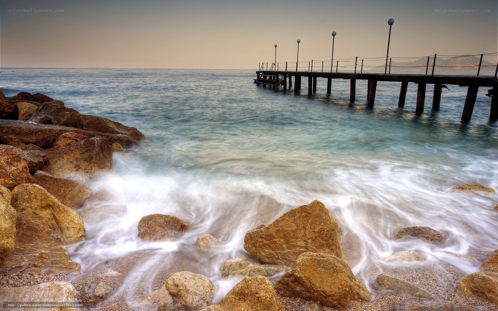 Pier at the Seashore