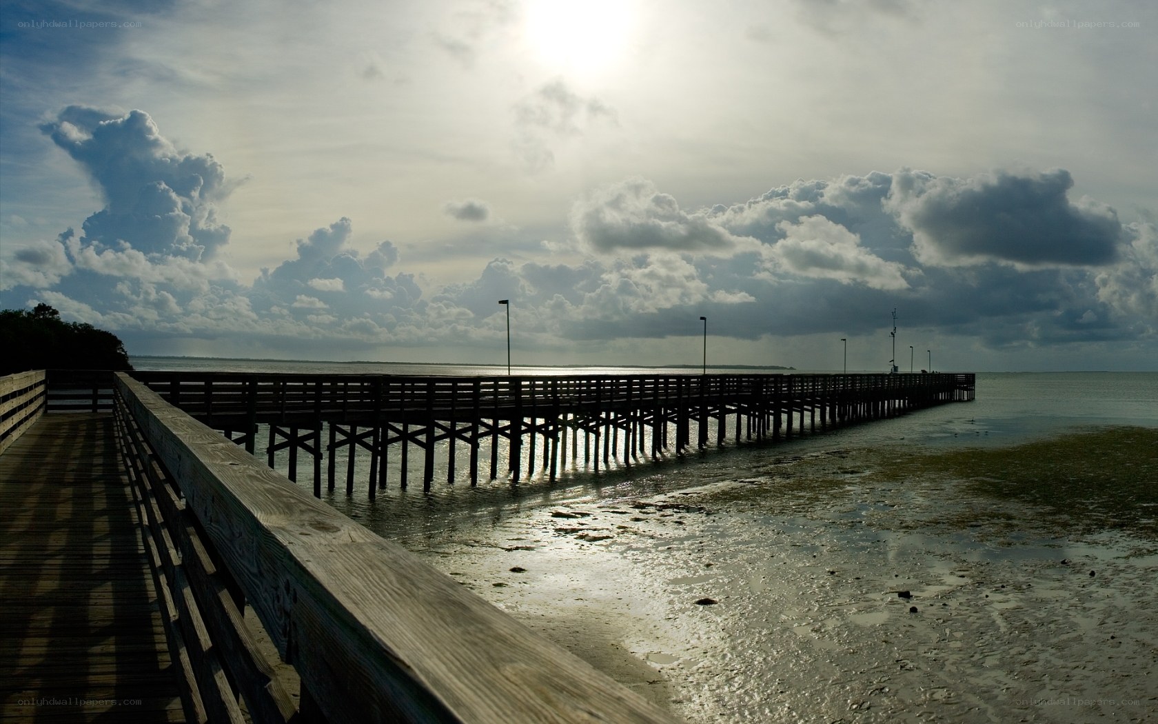 Pier at the water's edge