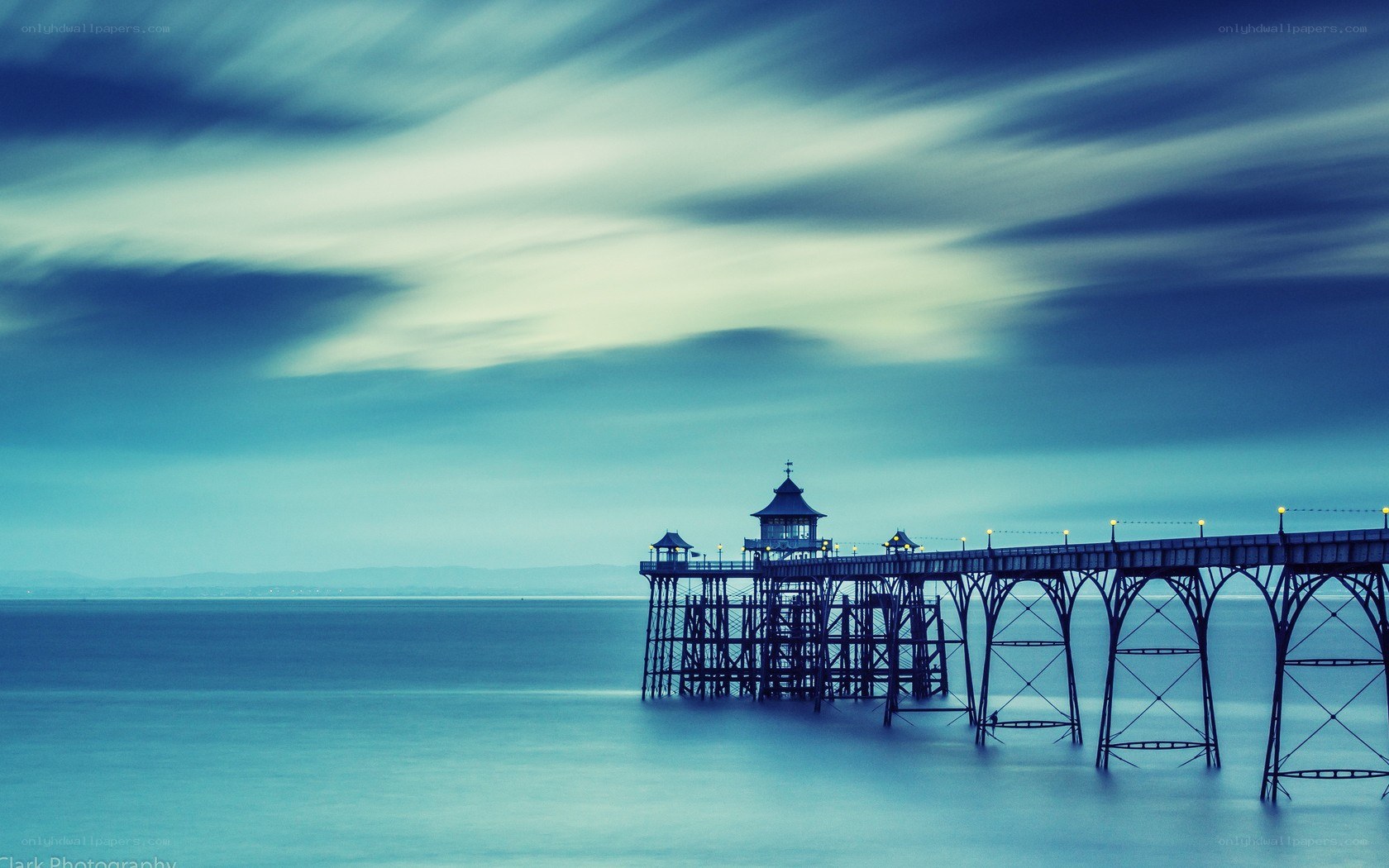 Pier at twilight