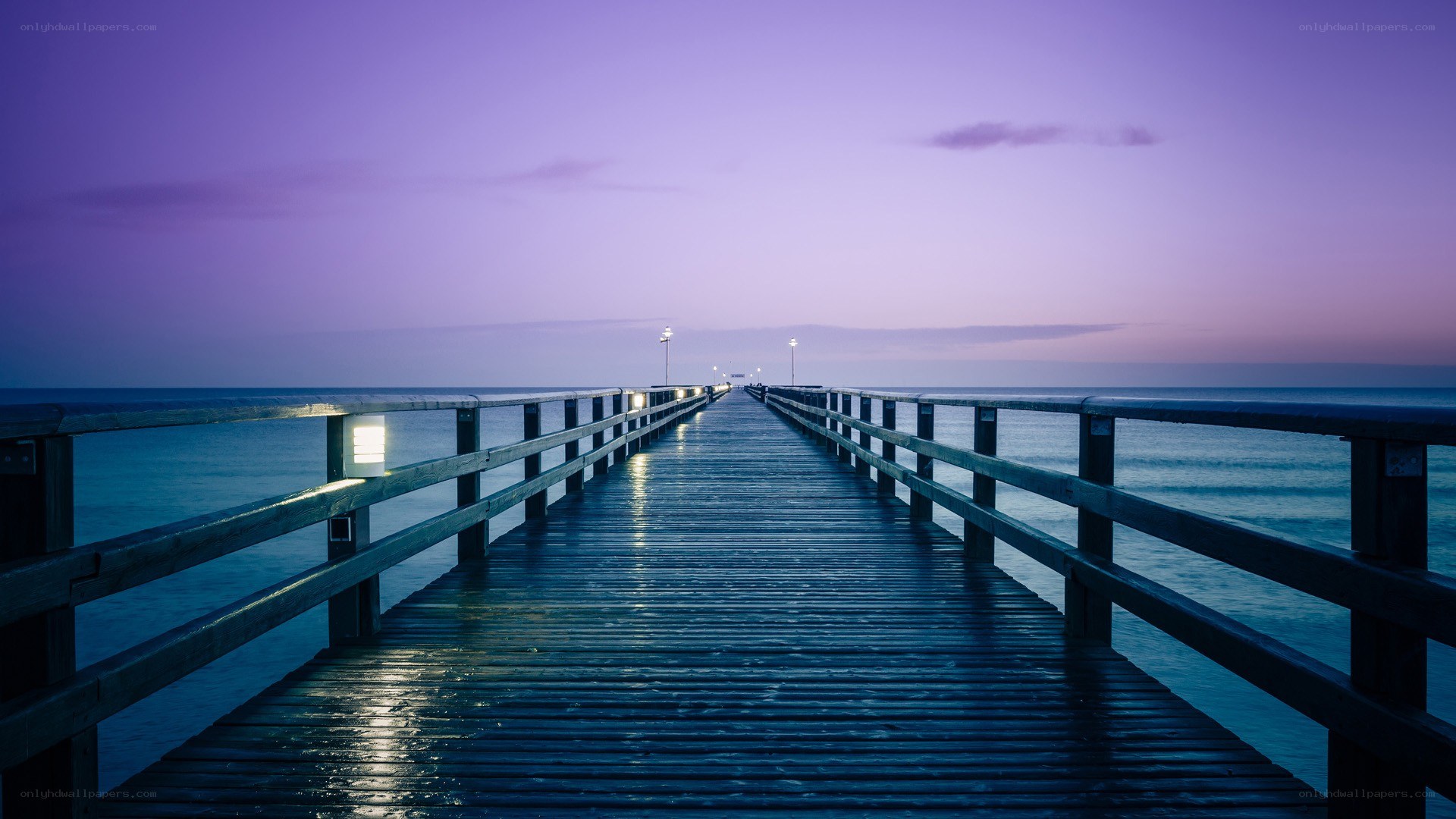Pier at twilight