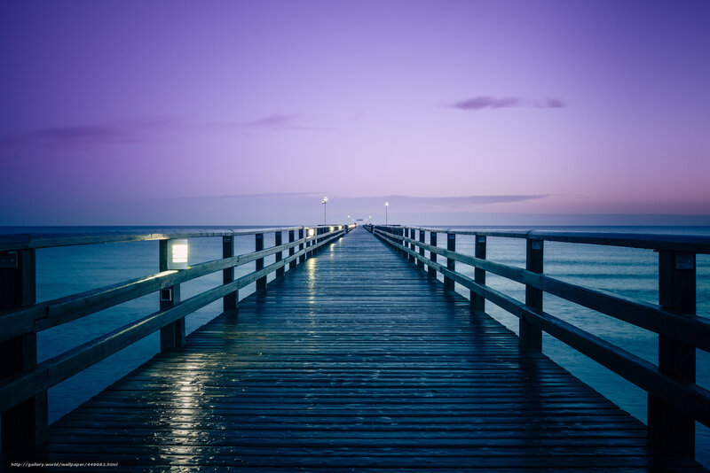 Pier at twilight