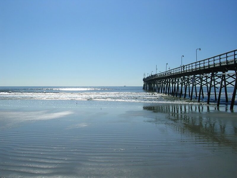 Pier extending into the ocean