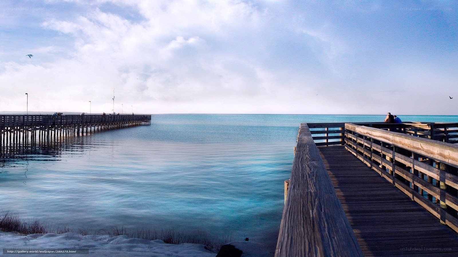 Pier on a calm day
