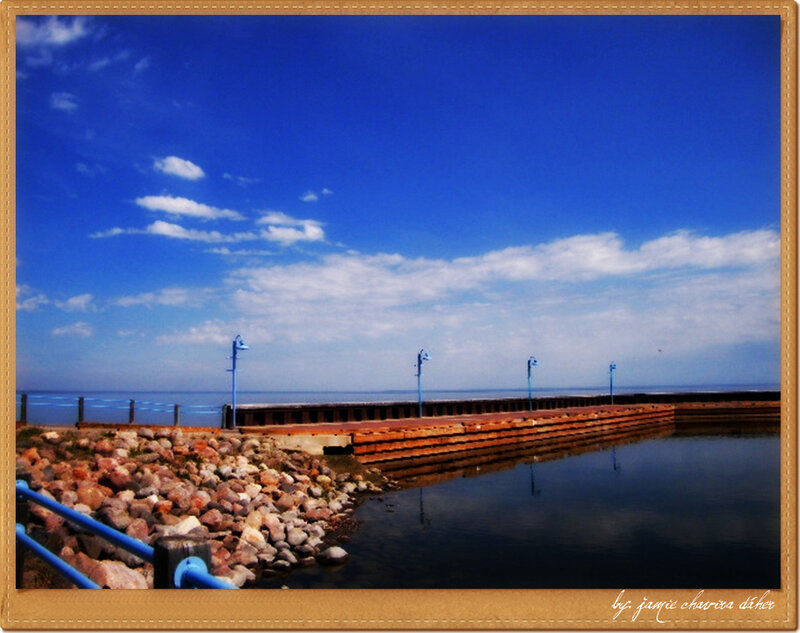 Pier on a sunny day