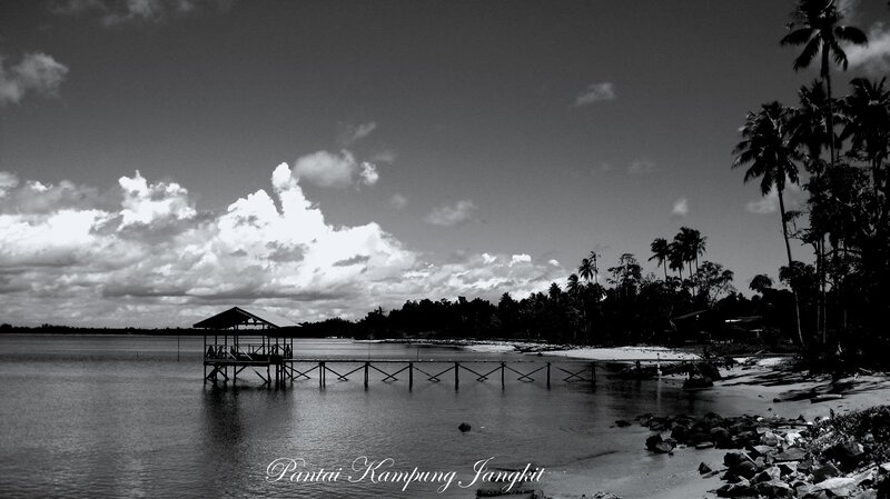 Pier on Tropical Beach
