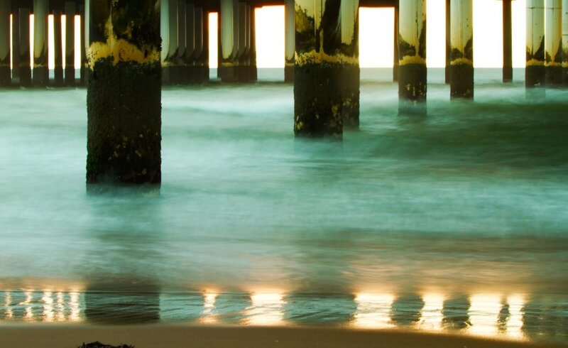 Pier Pillars under Water