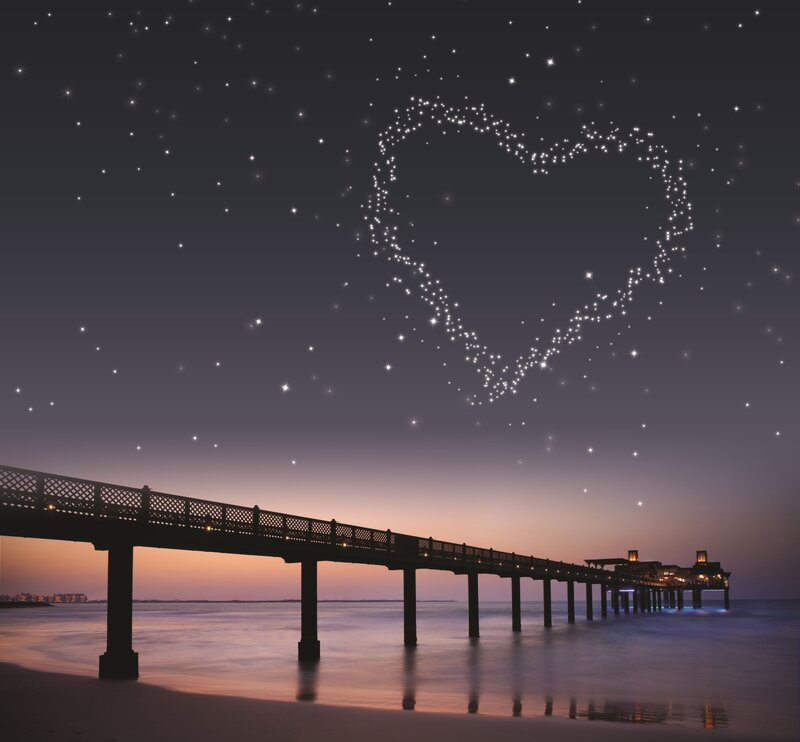 Pier under Starry Sky — Purple