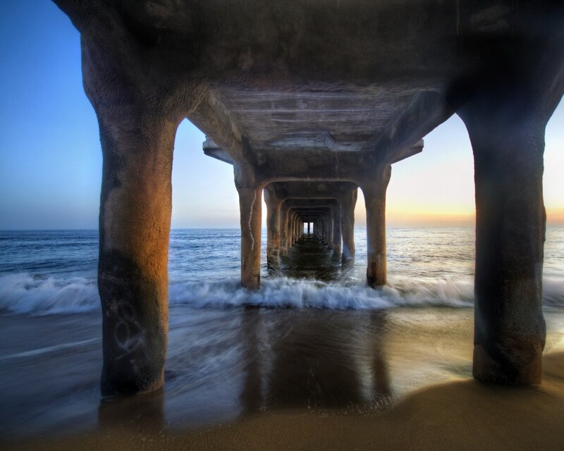 Pier Understructure — Blue