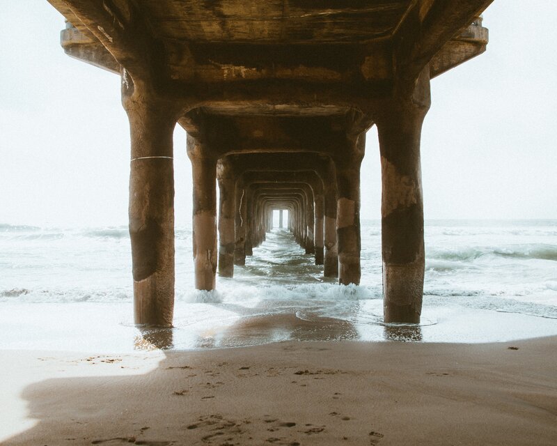 Pier Understructure — Brown, Serene