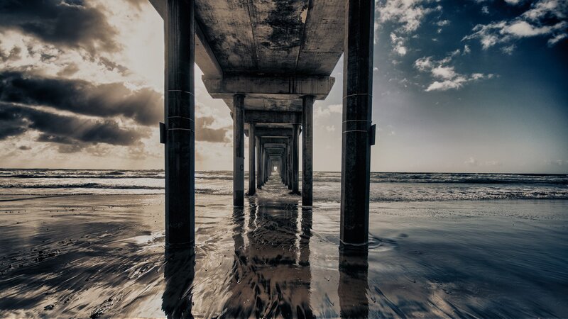 Pier Understructure — Gray