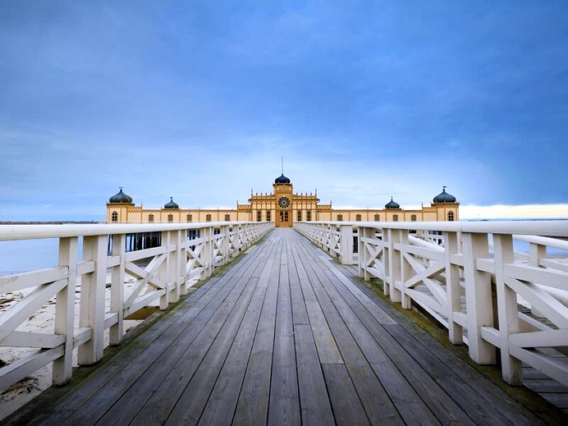 Pier with Building at End