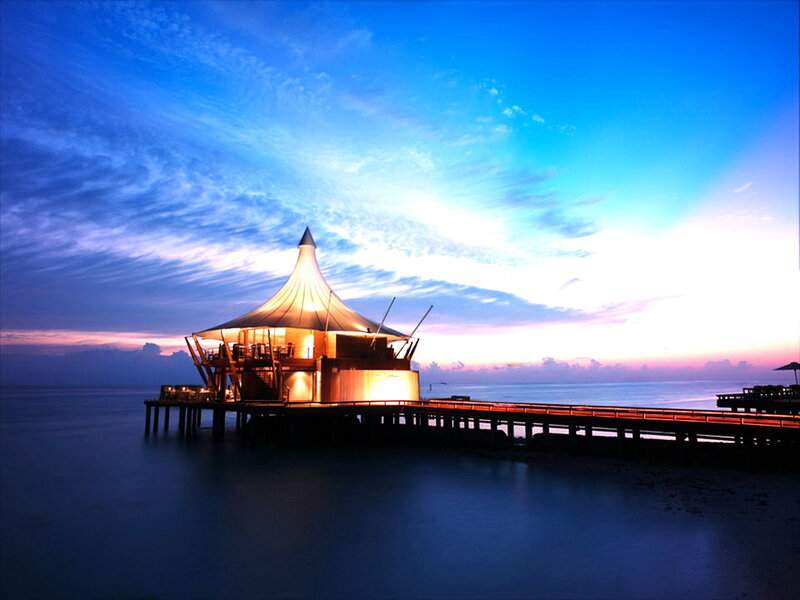 Pier with Conical Structure