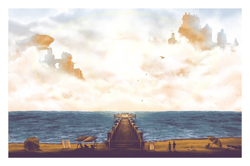 Pier with Floating City