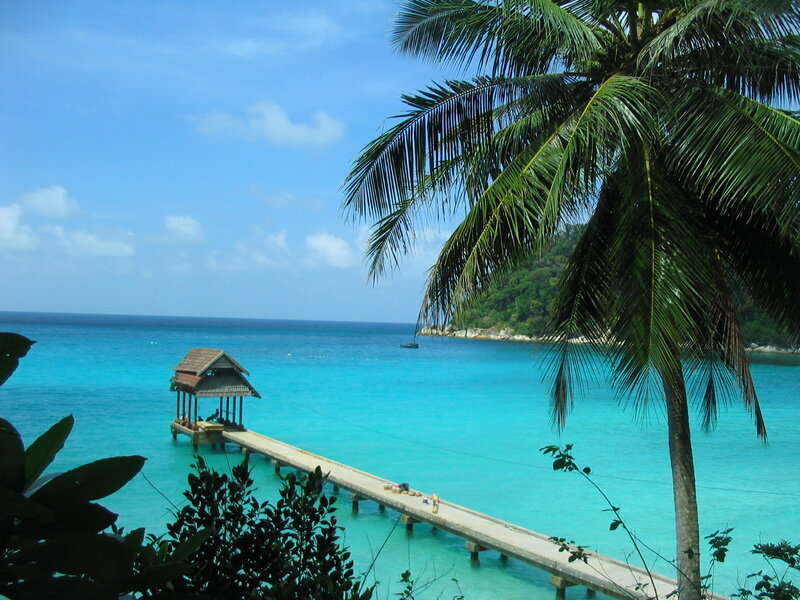 Pier with Gazebo — Blue, Serene